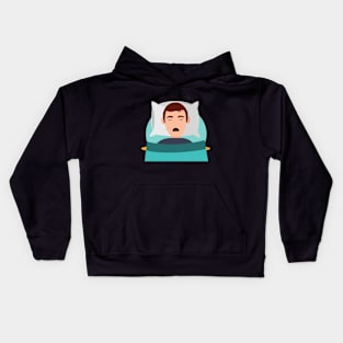 most likely to take a nap Sticker Kids Hoodie